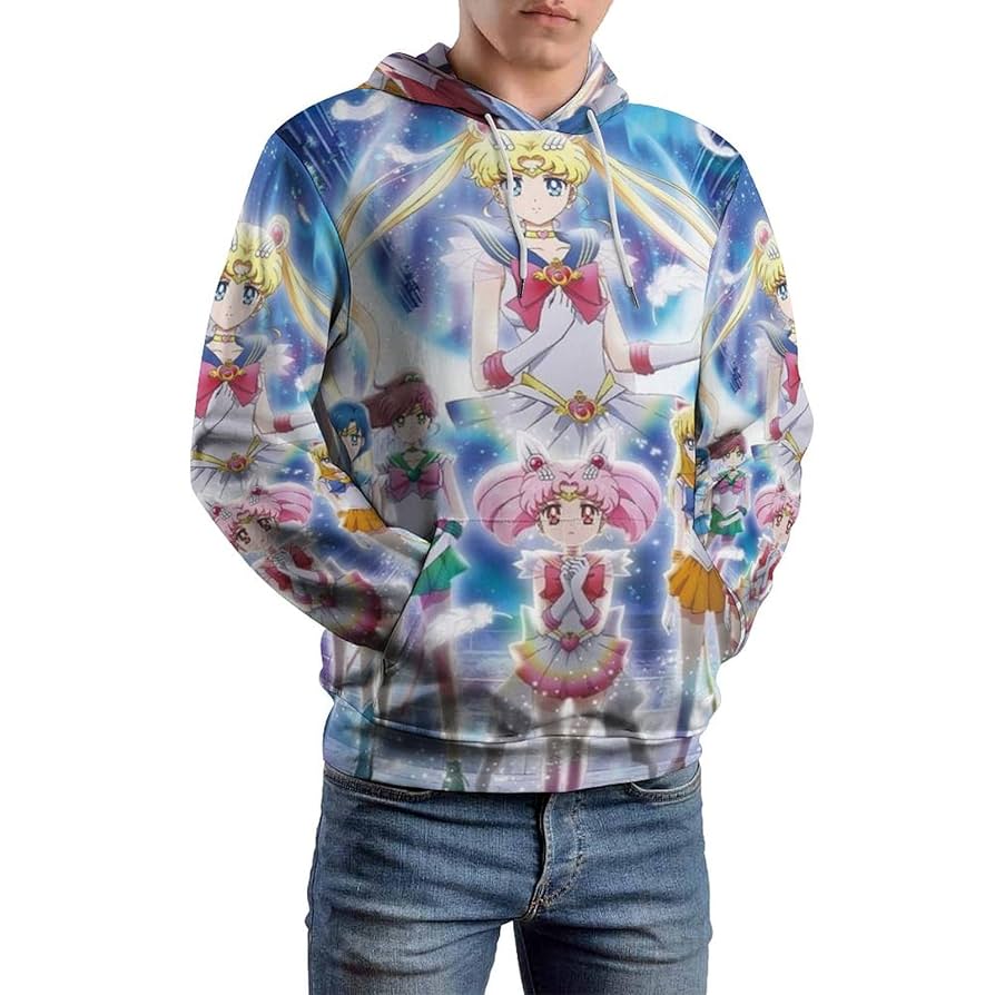 Amazon.co.jp: 美少女戦士セーラームーン パーカー メンズ 秋服